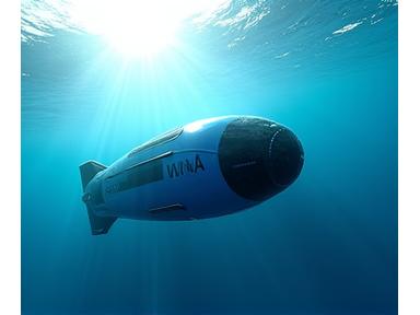 Autonomais zemūdens aparāts (AUV) ar sensoriem